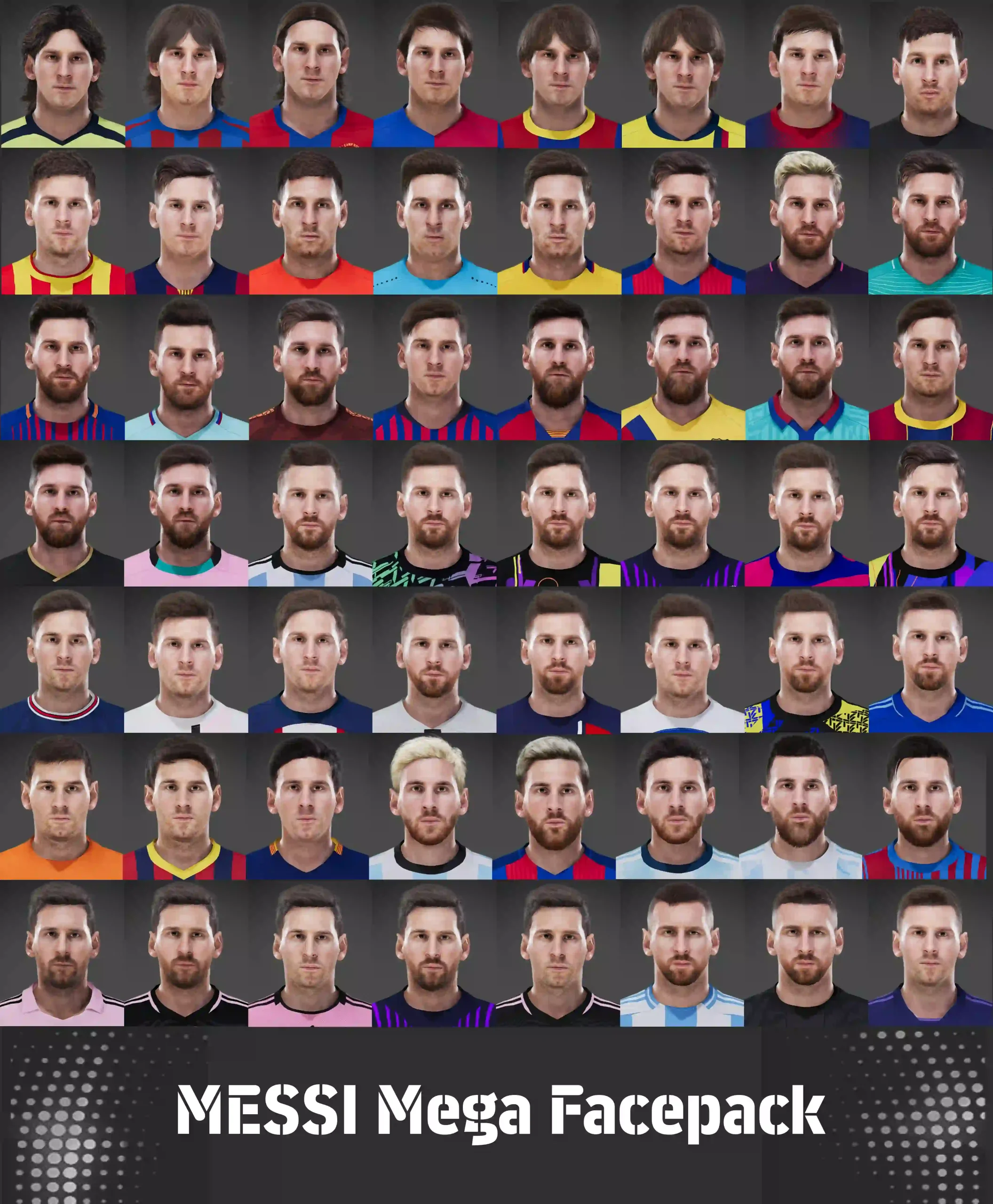 PES 2021 Messi Mega Facepack AIO