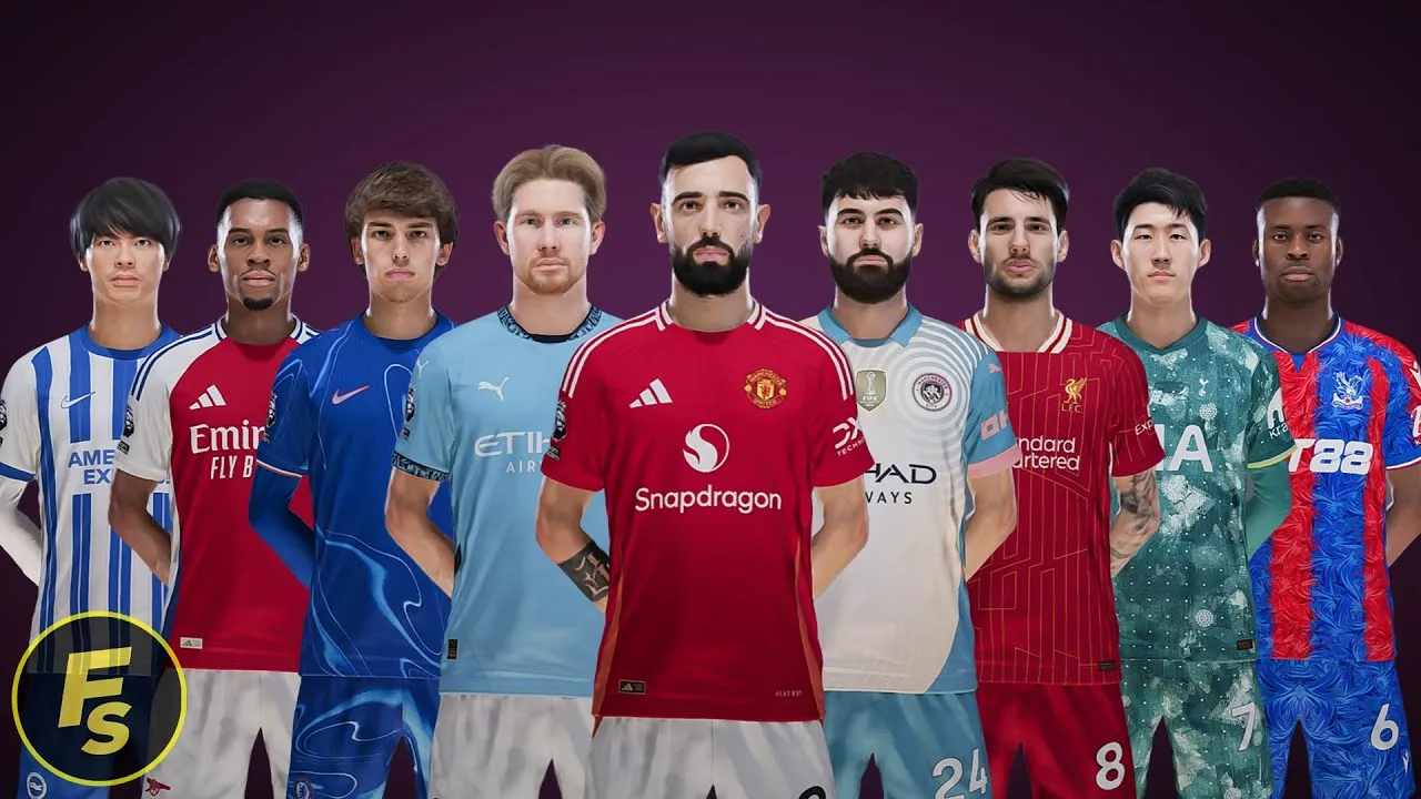 PES 2021 Premier League Official Kits 2024-2025 Full