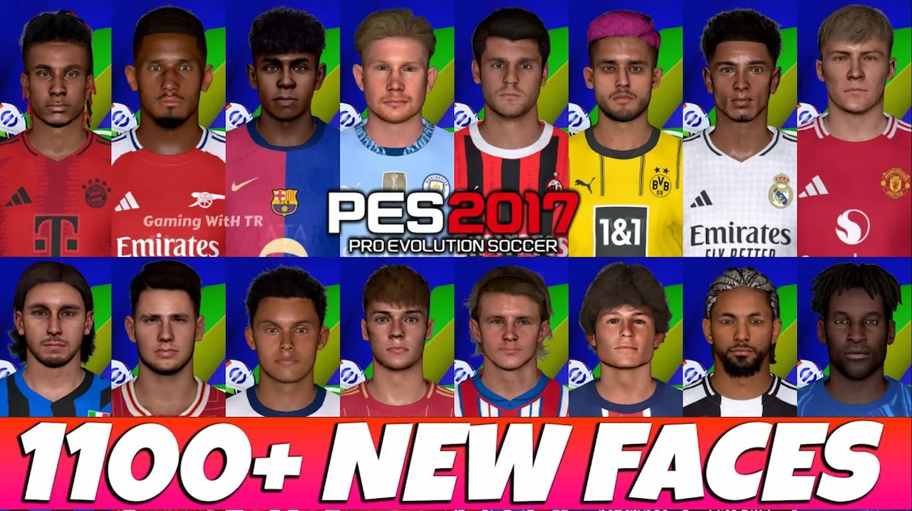 PES 2017 Facepack Update mùa giải 2024/25