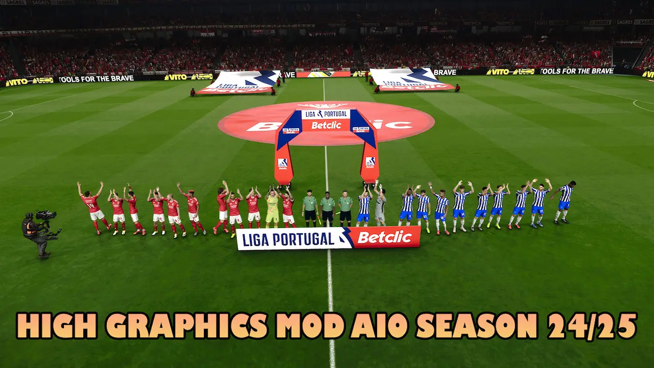 Download PES 2021 High Graphics Mod AIO Season 24/25 miễn phí