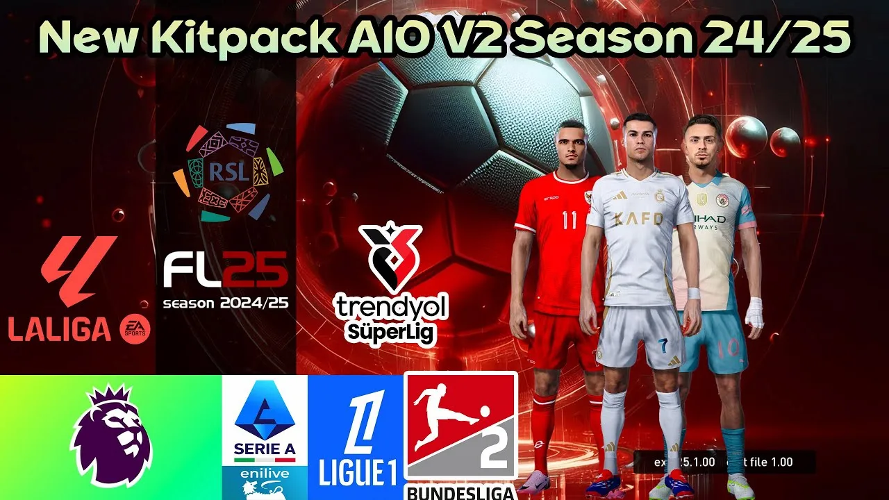 PES 2021 New Kitpack 2024-25 v2 AIO