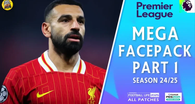 PES 2021 Premier League Mega Facepack 24/25