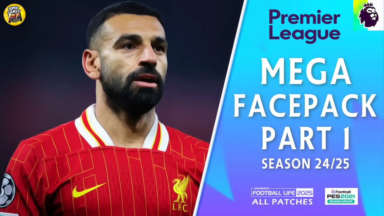 PES 2021 Premier League Mega Facepack 24/25