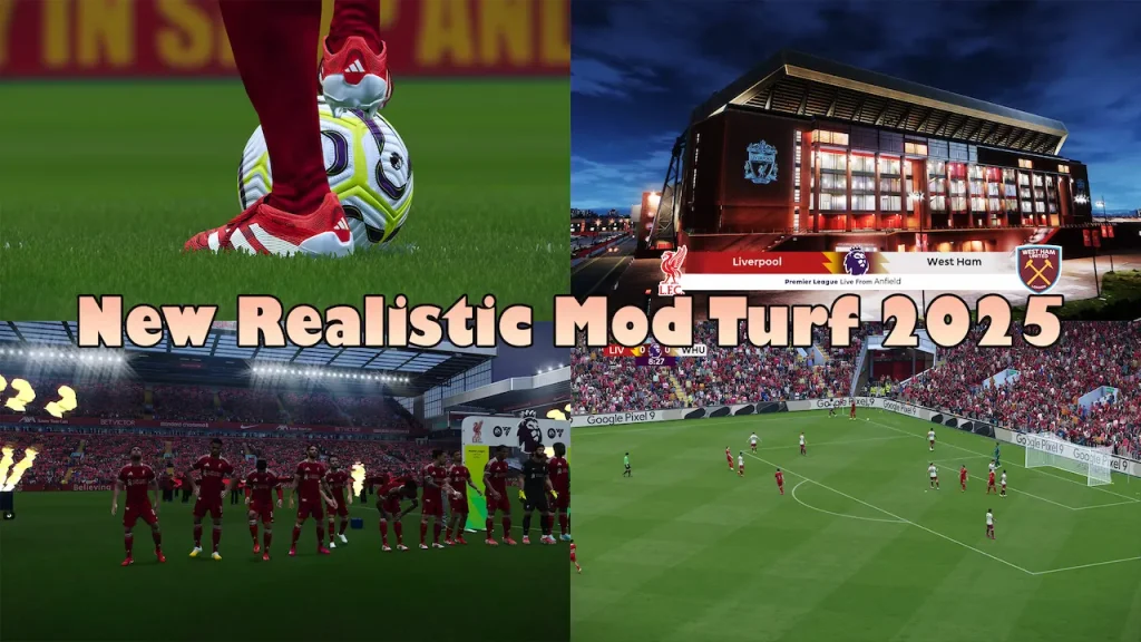 PES 2021 New Realistic Mod Turf 2025