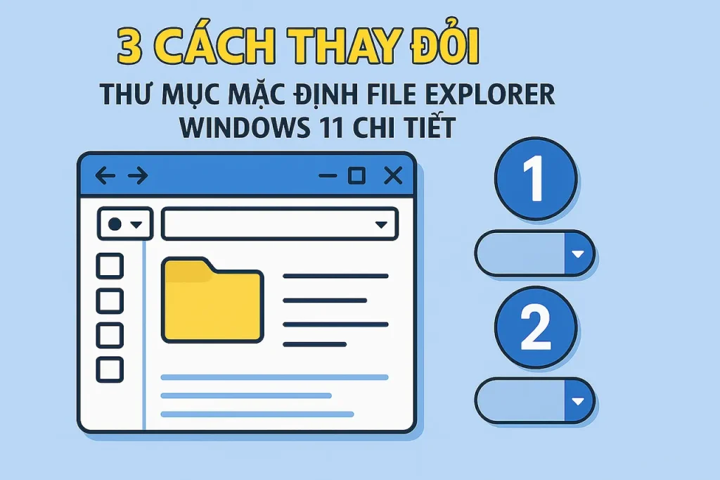3 cách thay đổi thư mục mặc định File Explorer Windows 11 chi tiết
