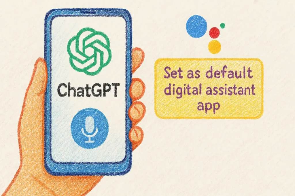 Cách sử dụng ChatGPT làm trợ lý mặc định trên Android