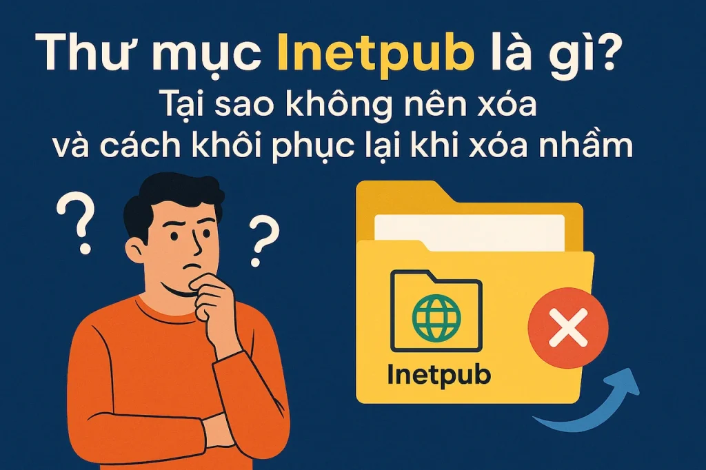Thư mục Inetpub là gì? Tại sao không nên xóa và cách khôi phục lại khi xóa nhầm