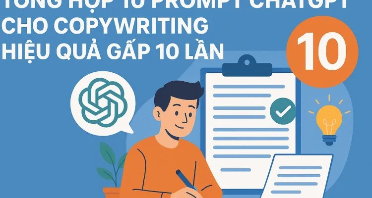 Tổng hợp 10 prompt ChatGPT cho Copywriting hiệu quả gấp 10 lần