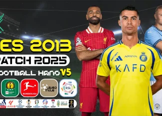 PES 2013 NSP eFootball HANO v5.1: cập nhật mùa giải 2025