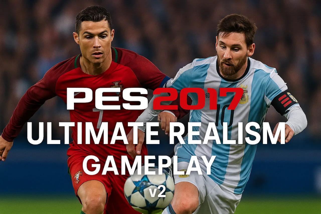 PES 2017 Ultimate Realism Gameplay v2: bản mod Gameplay cho trải nghiệm bóng đá chân thực