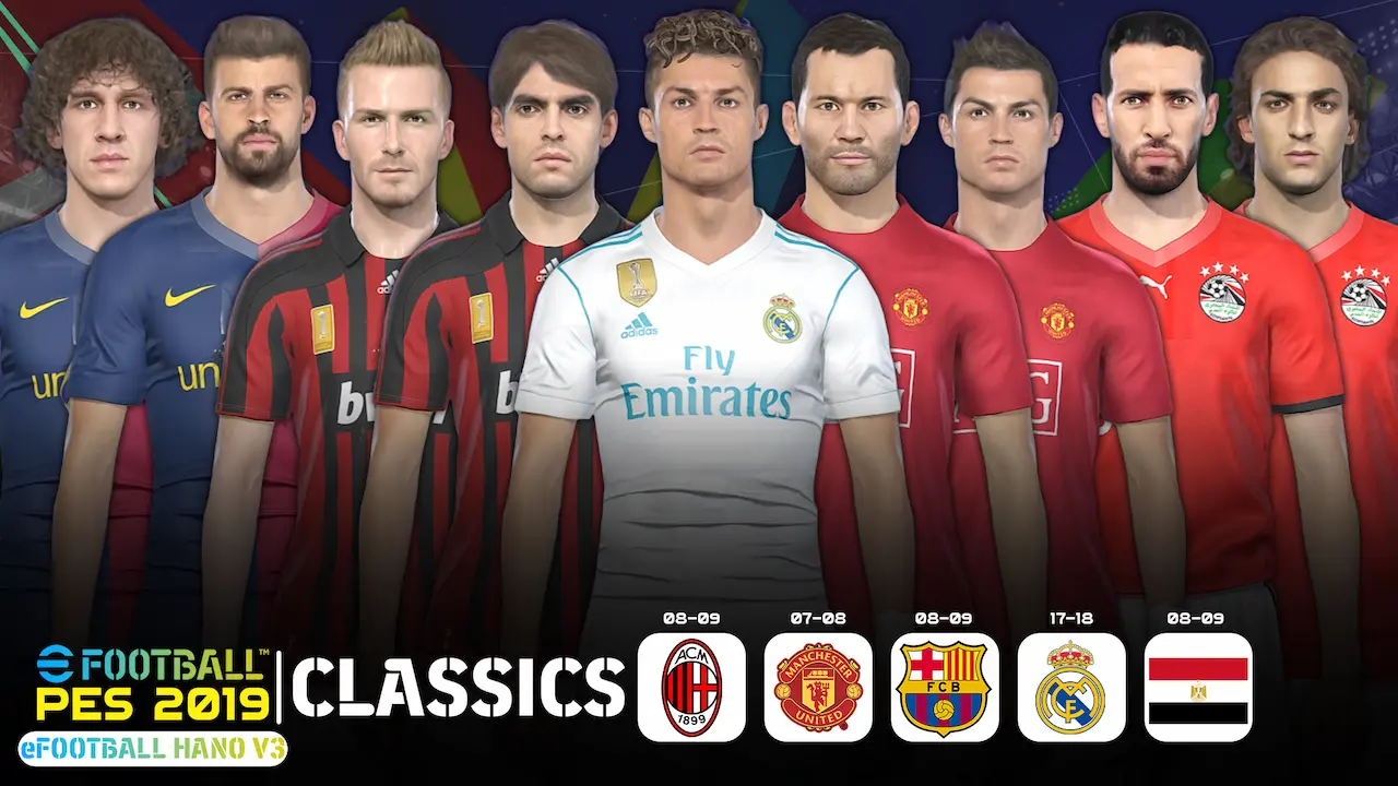 PES 2019 HANO Patch 2025 V3 AIO - Cập nhật PES 2019 mới nhất 2025