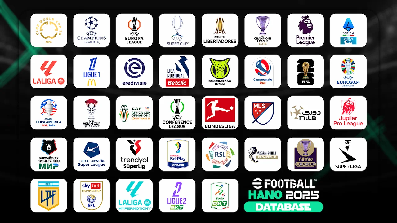 PES 2021 eFootball HANO v2.2 AIO: bản patch toàn diện cập nhật mùa giải 2024-2025