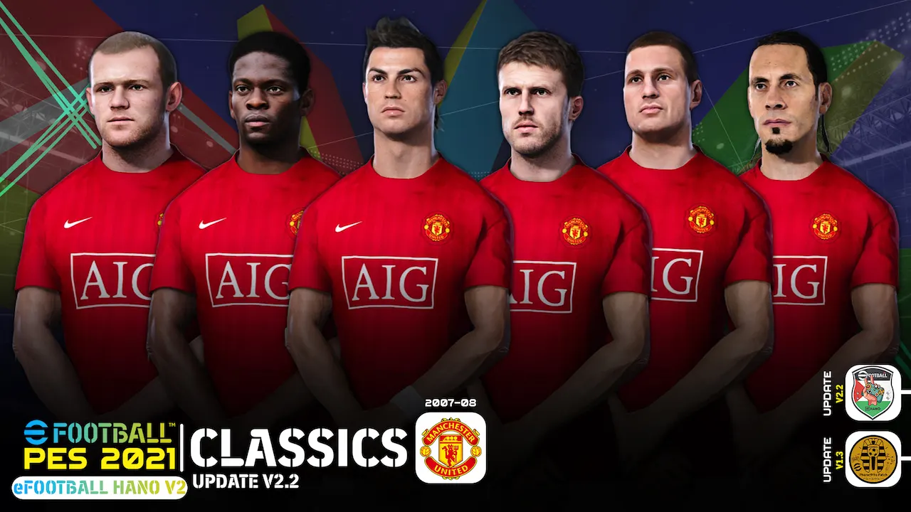 PES 2021 eFootball HANO v2.2 AIO: bản patch toàn diện cập nhật mùa giải 2024-2025