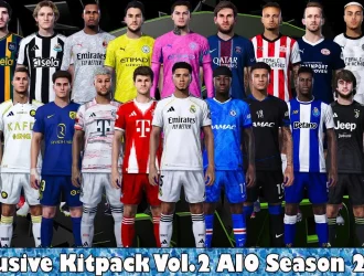 PES 2021 Exclusive Kitpack v2 AIO Season 2025/2026