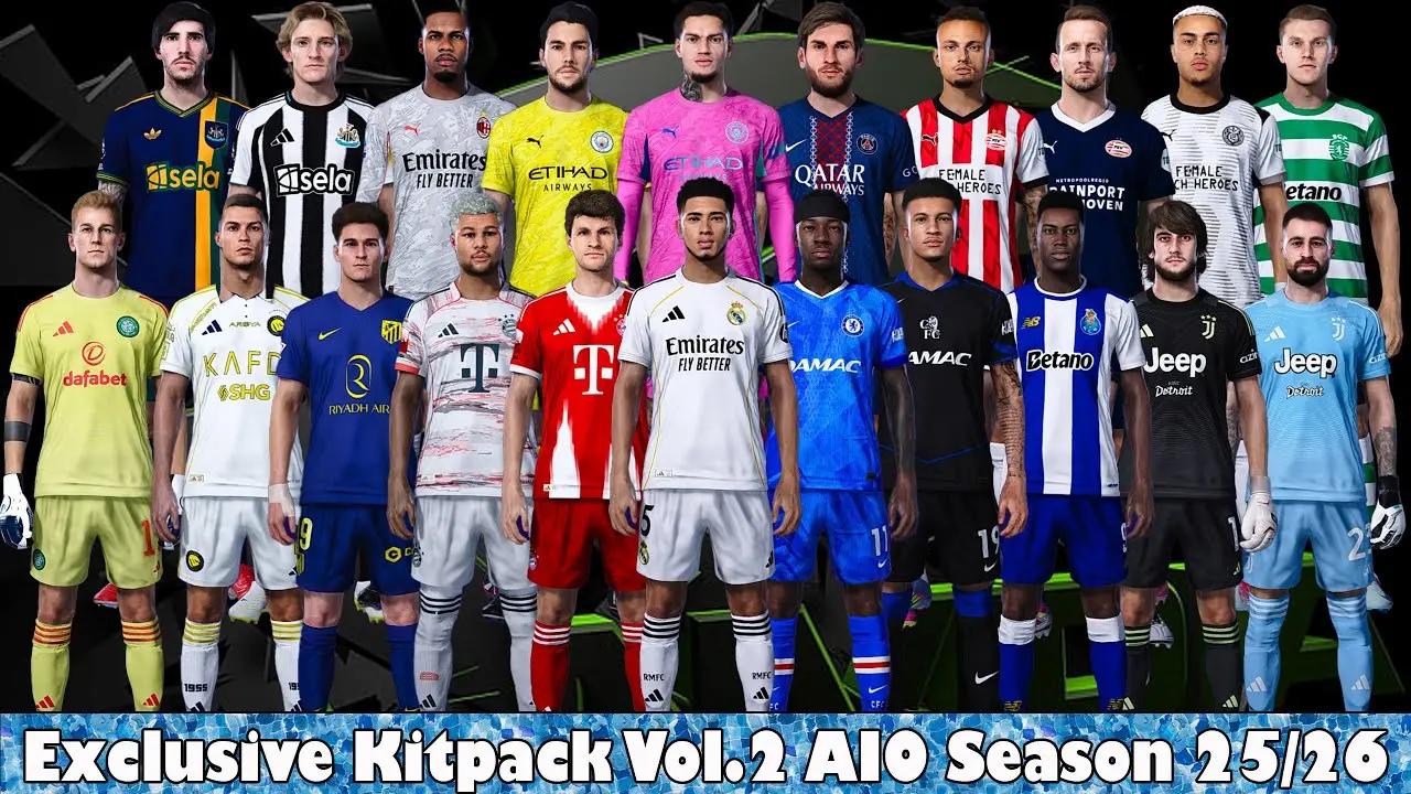PES 2021 Exclusive Kitpack v2 AIO Season 2025/2026