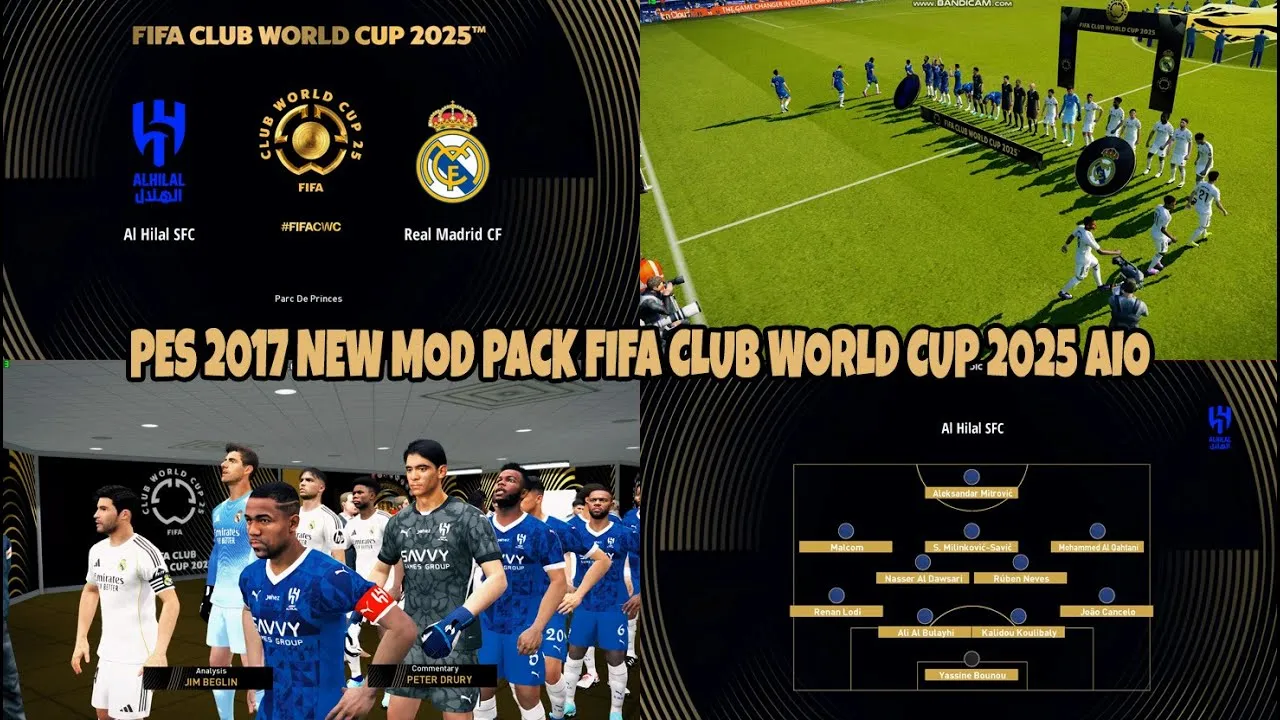PES 2017 Mod FIFA Club World Cup 2025 AIO