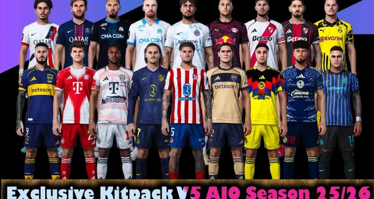PES 2021 Exclusive Kitpack v5 AIO Season 2025/2026