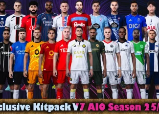 PES 2021 Exclusive Kitpack v7 AIO Season 2025/2026