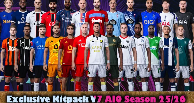 PES 2021 Exclusive Kitpack v7 AIO Season 2025/2026