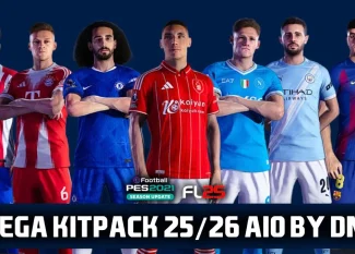 PES 2021 Mega Kitpack Season 25/26 AIO by DN7