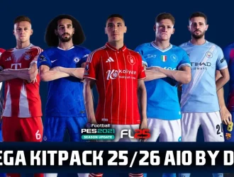 PES 2021 Mega Kitpack Season 25/26 AIO by DN7