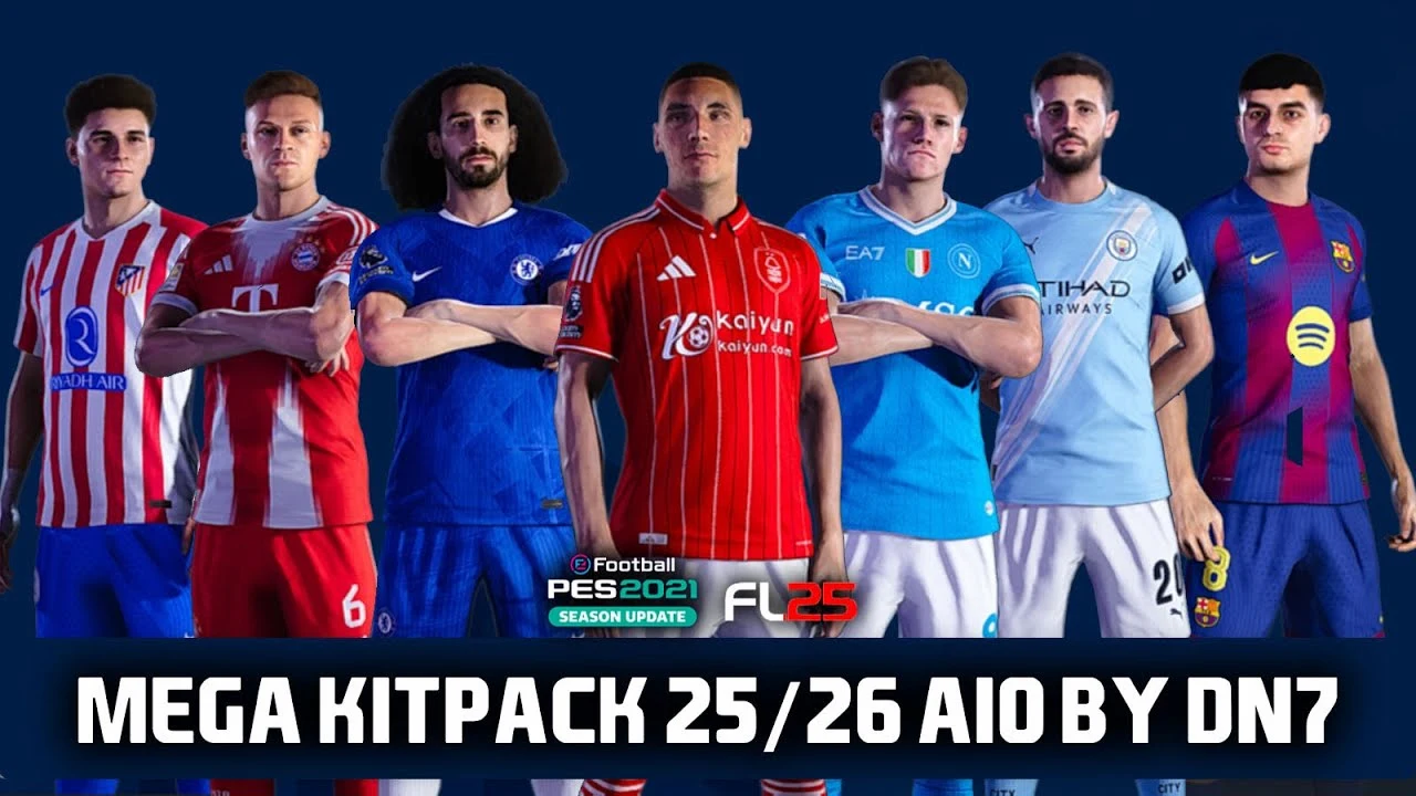 PES 2021 Mega Kitpack Season 25/26 AIO by DN7