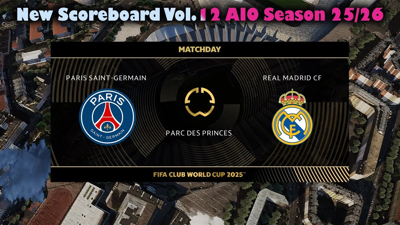 PES 2021 Scoreboard Server v12 AIO Season 2025/2026