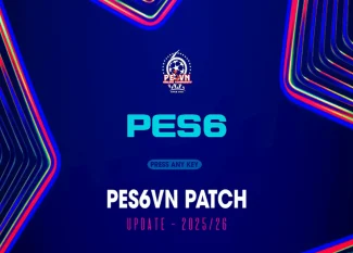 PES 6 Update Season 2025/2026 by PES6VN - Bản cập nhật đỉnh cao cho game huyền thoại