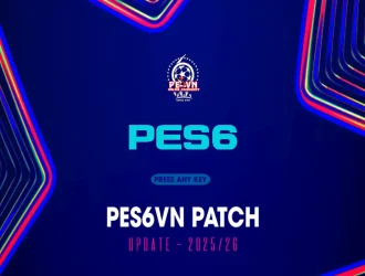 PES 6 Update Season 2025/2026 by PES6VN - Bản cập nhật đỉnh cao cho game huyền thoại