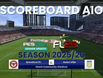Scoreboard Server AIO Season 2025/26 for PES 2021 & FL25