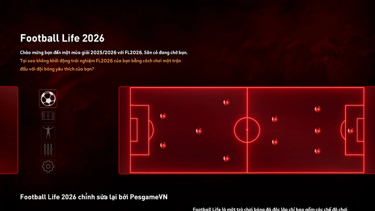 SP Football Life 2026 Việt hóa - Tải file FL26 tiếng Việt mới nhất