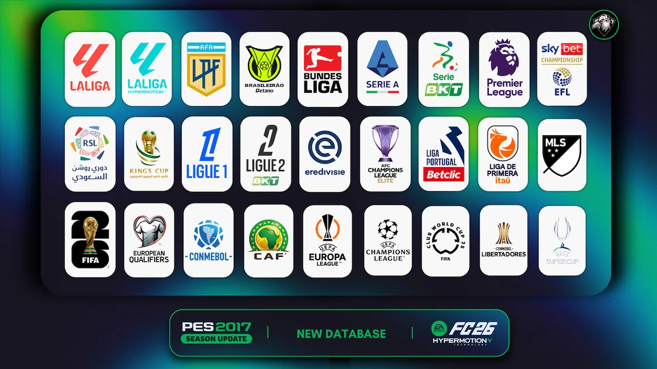 PES 2017 YosfX Patch FC 2026 Edition V1.0 - Cập nhật mùa giải 2025/2026