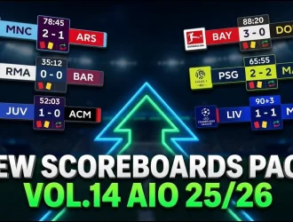 PES 2021 Scoreboard Server v14 AIO Season 2025/2026