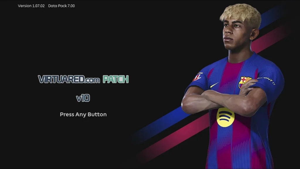 PES 2021 VirtuaRED Patch v10 - Cập nhật mùa giải mới 2025/2026