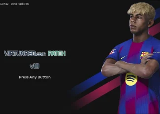 PES 2021 VirtuaRED Patch v10 - Cập nhật mùa giải mới 2025/2026