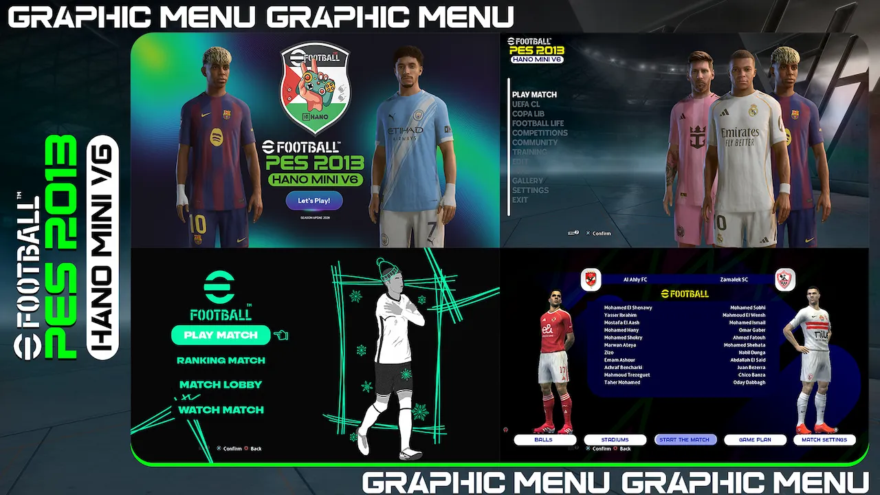 PES 2013 Next Season Patch 2026 – HANO Mini Patch V6