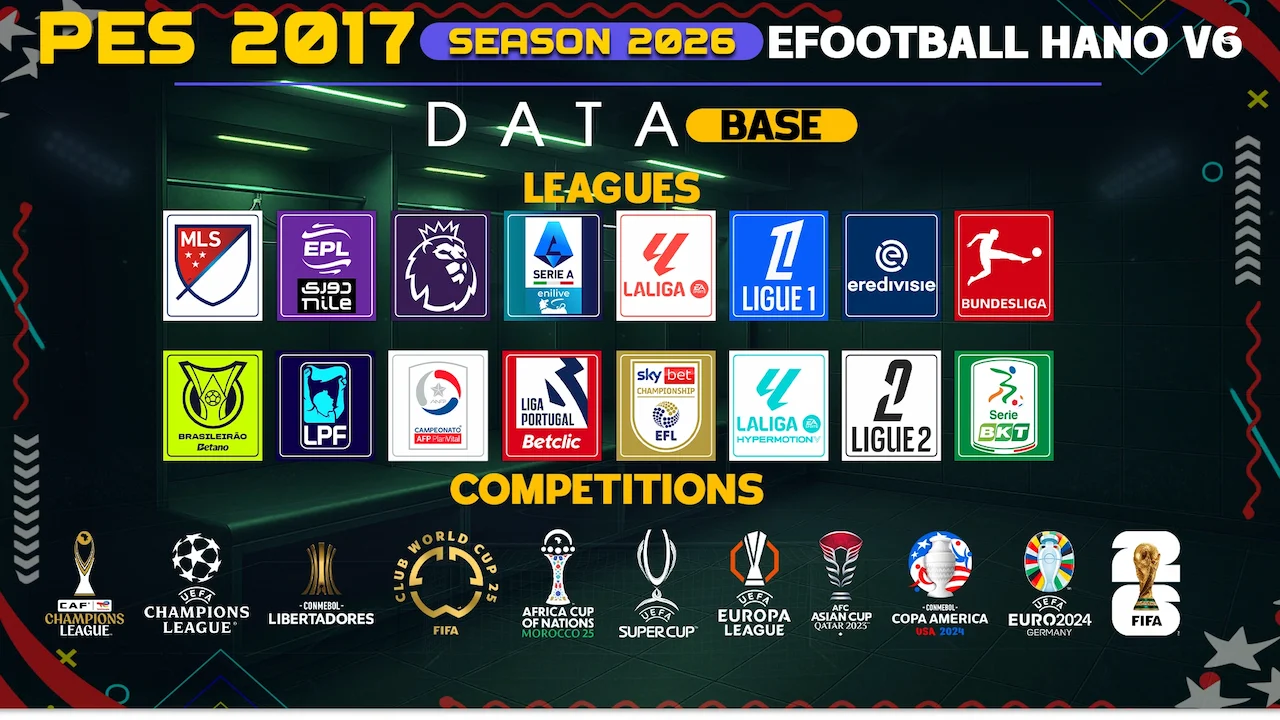 PES 2017 Next Season Patch 2026 | eFootball HANO V6.0 AIO