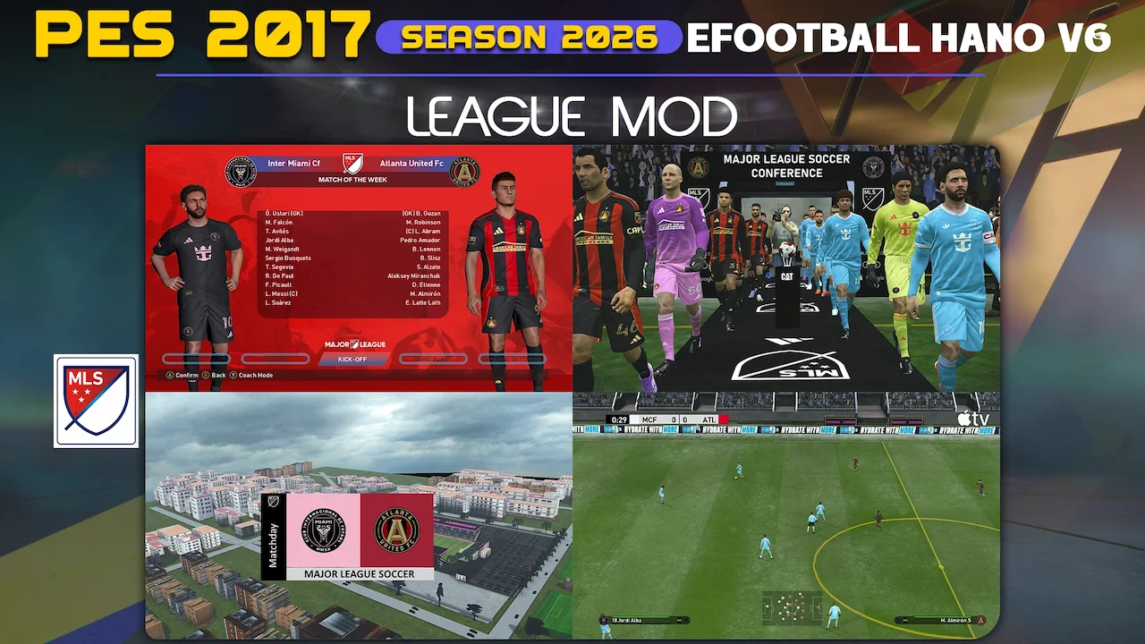 PES 2017 Next Season Patch 2026 | eFootball HANO V6.0 AIO