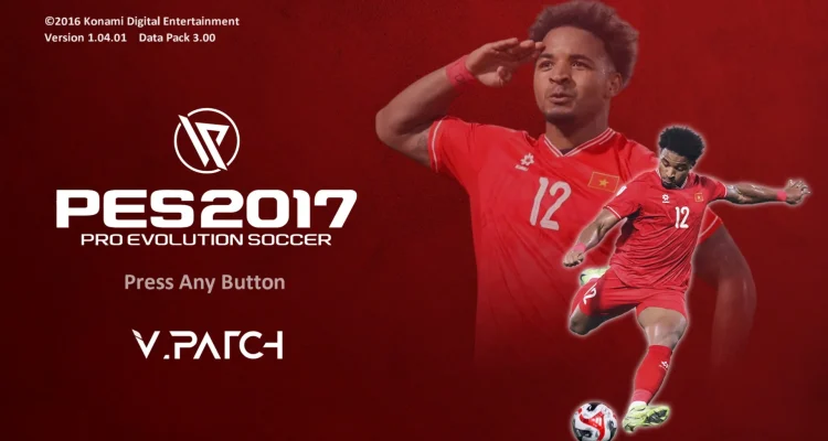 PES 2017 VPATCH17 SEASON 2026 – Bản patch mùa giải 2025/2026 mới nhất cho PC