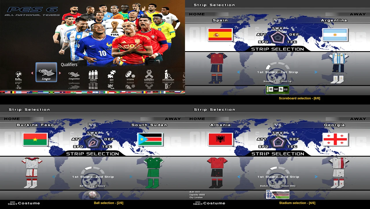 PES 6 All National Teams 2026 – Patch World Cup 2026