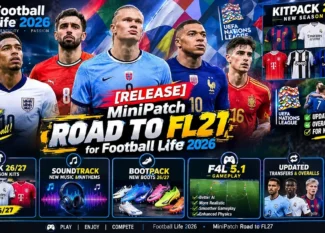 PES 2021 Road to Football Life 2027: kit 26/27, option file và gameplay F4L 5.1