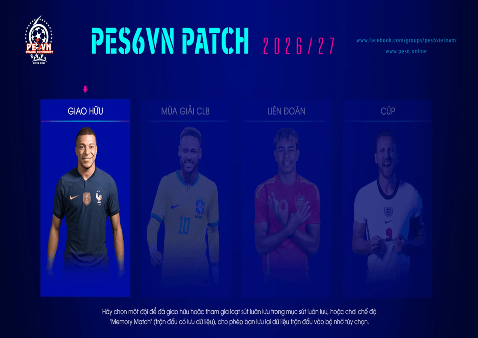 PES 6 Update 2026/2027 AIO PES6VN