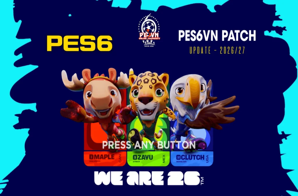 PES 6 Update 2026/2027 AIO PES6VN